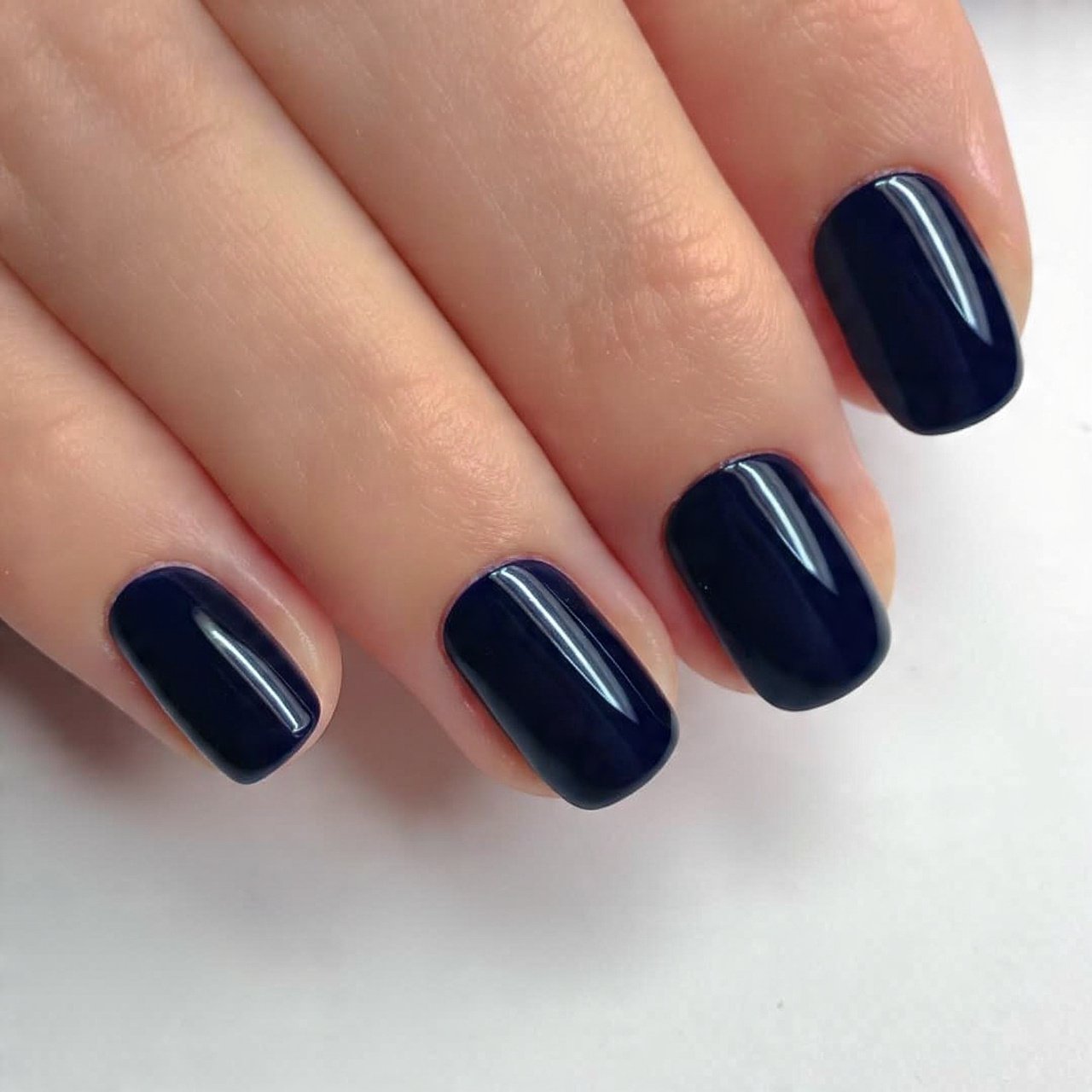 classic glossy navy inky lacquer finish stunning n