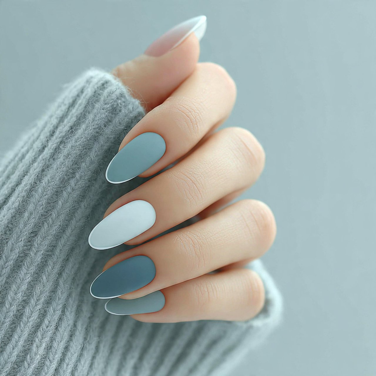 contour french stiletto outline tip nature look na