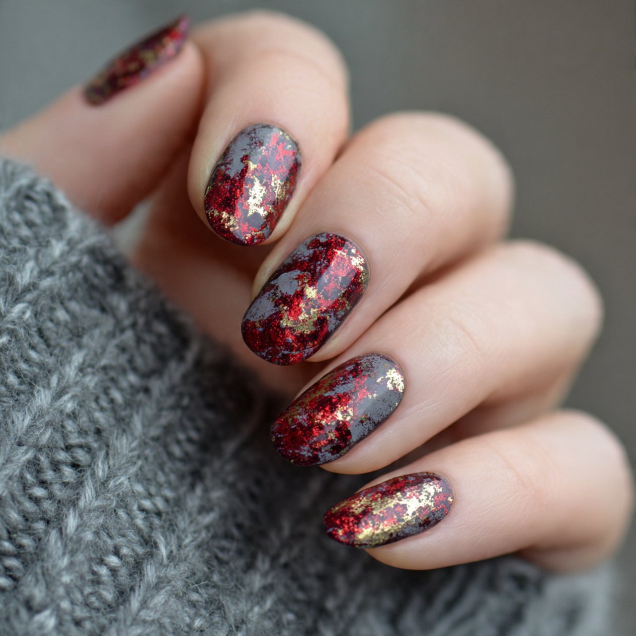 New Year’s Eve Nails: The Ultimate Guide to Show-Stopping Nail Designs for the Holiday Season 12 crushed velvet nail art attractive nails