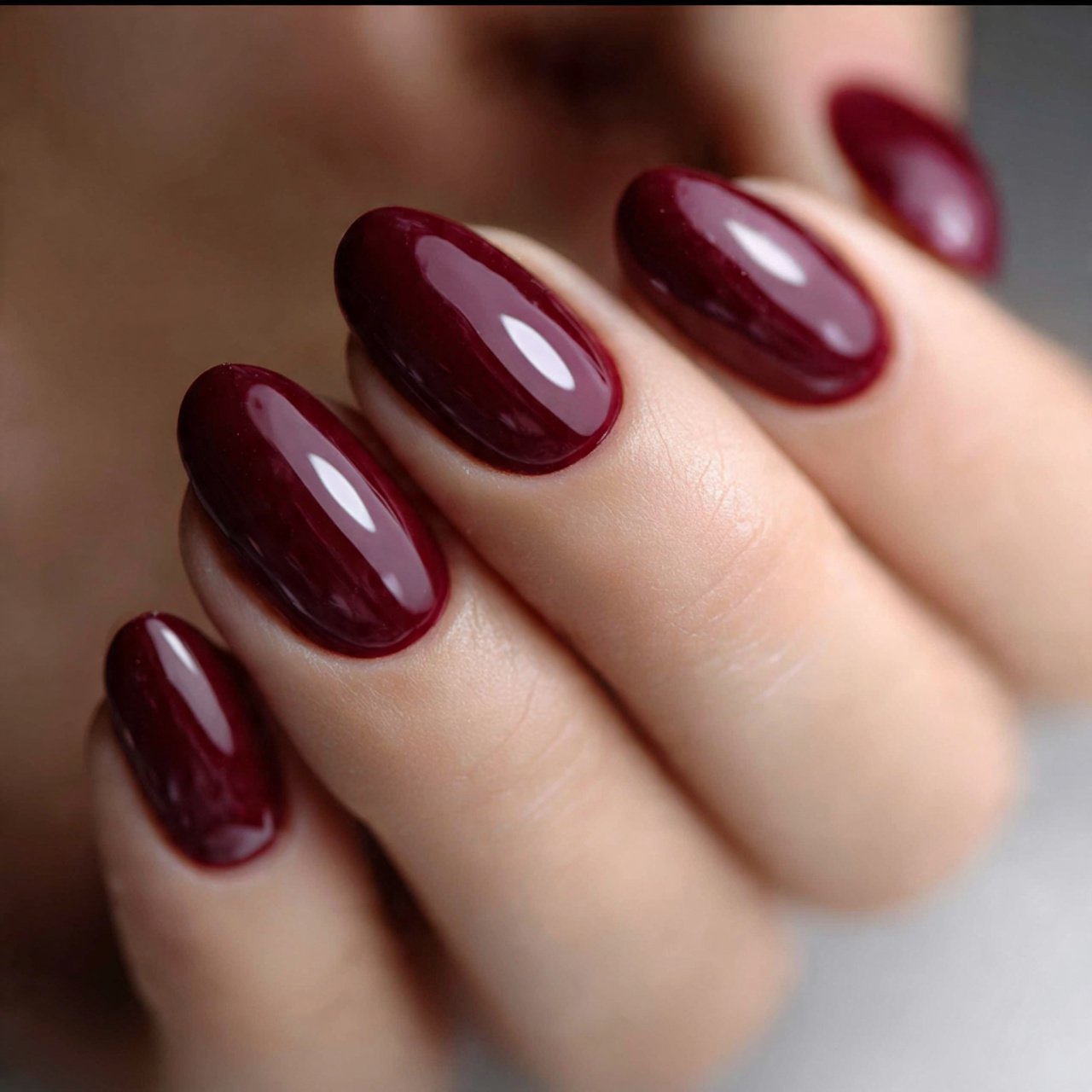 Autumn Nails Inspiration: 15 Salon-Approved Designs That Feel Chic, Cozy, and Wearable 5 deep burgundy gloss nails attractive nails