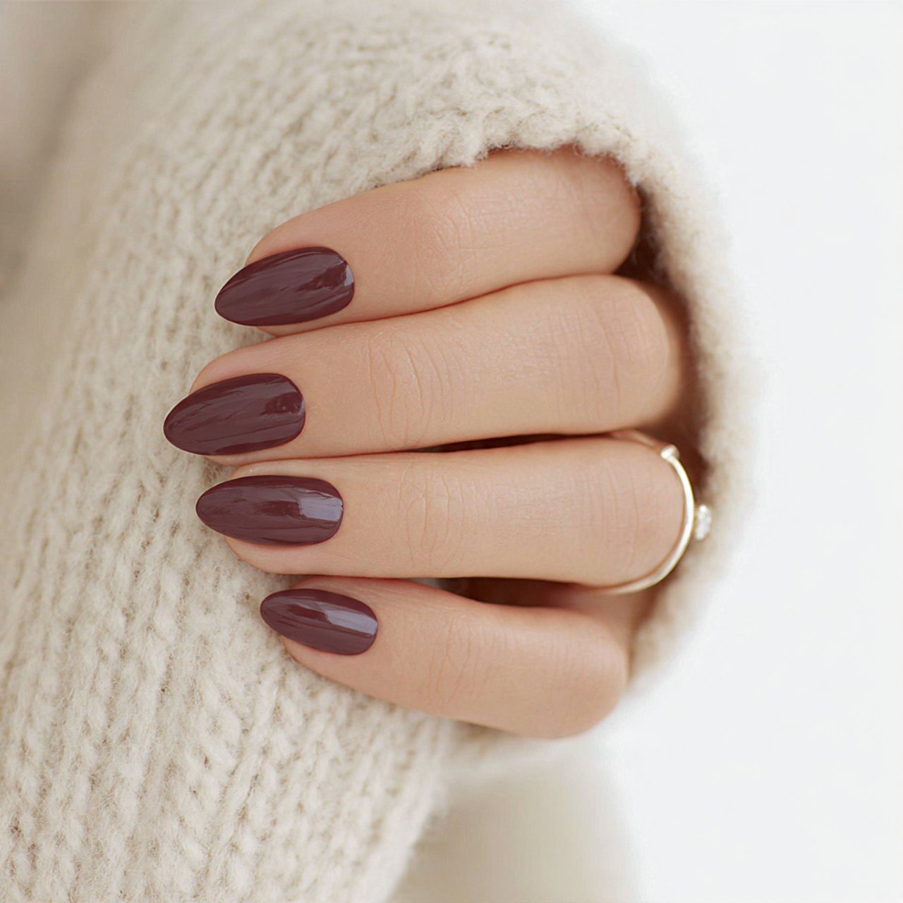 deep cherry red stiletto classic statement nature