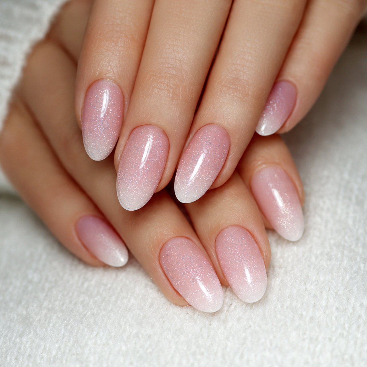 french fade oval nails coolest nails