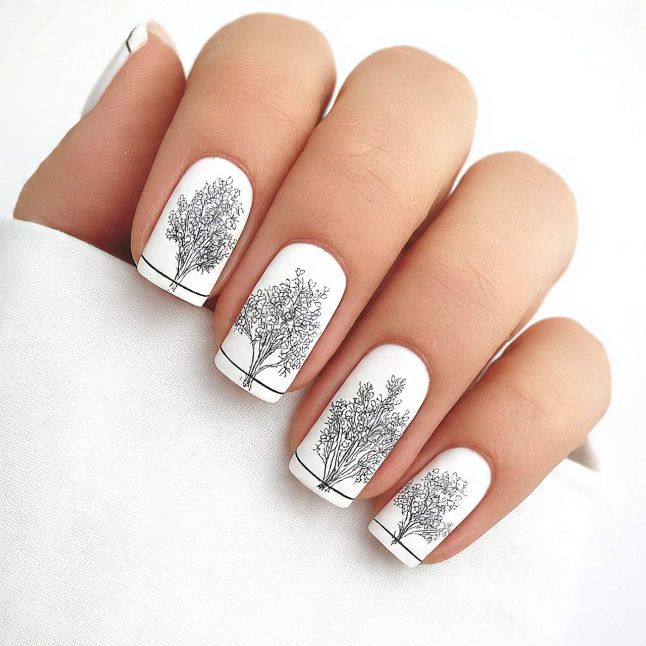 french with tips reverse contrast french nature lo