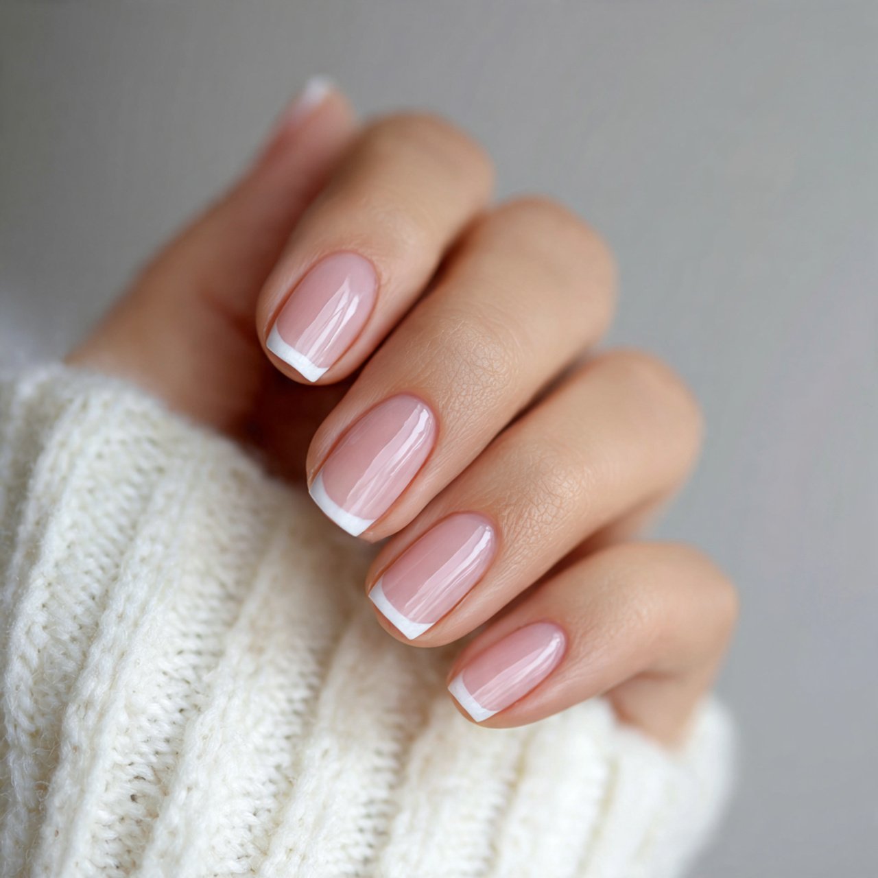french with tips toned french for a softer look at