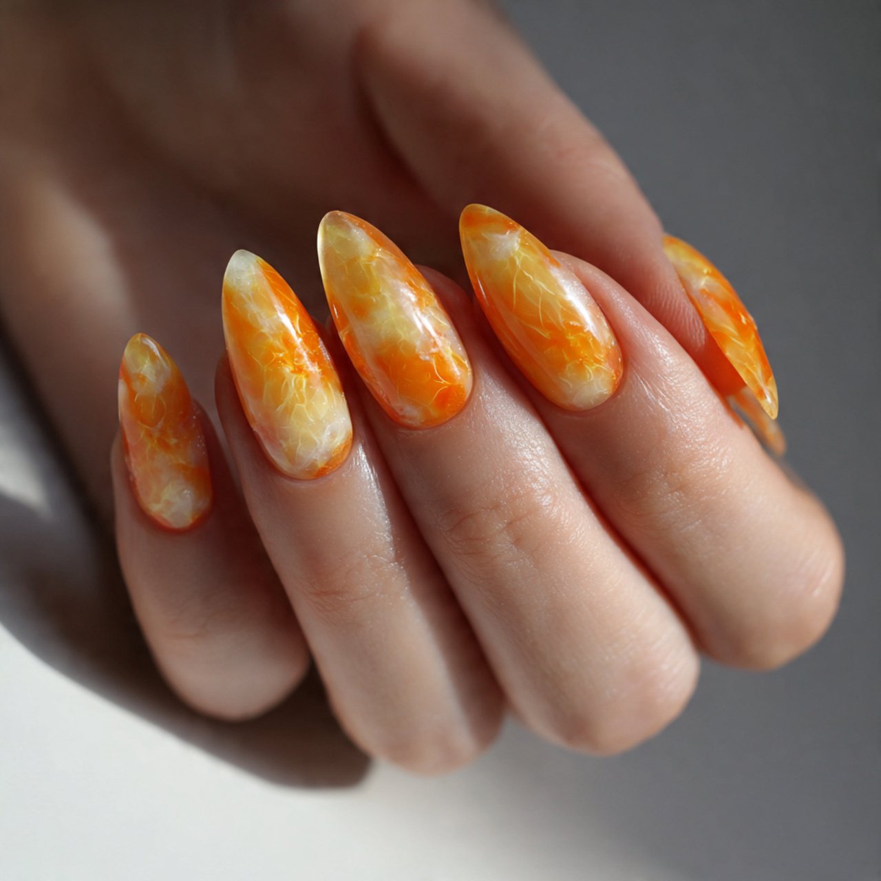 glazed nails