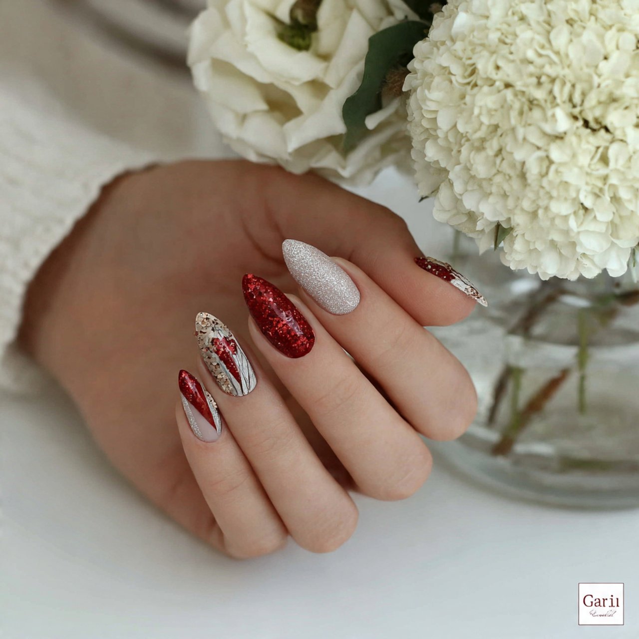 glazed pink chrome birthday nails nature look nail 1