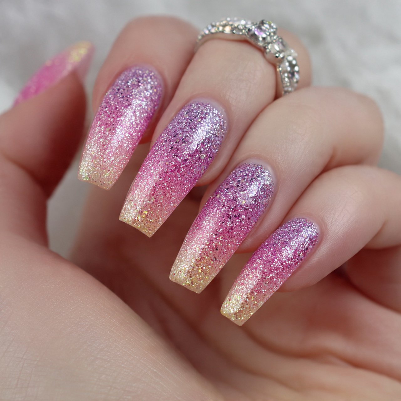 New Year’s Eve Nails: The Ultimate Guide to Show-Stopping Nail Designs for the Holiday Season 1 glitter ombre fade stunning nails