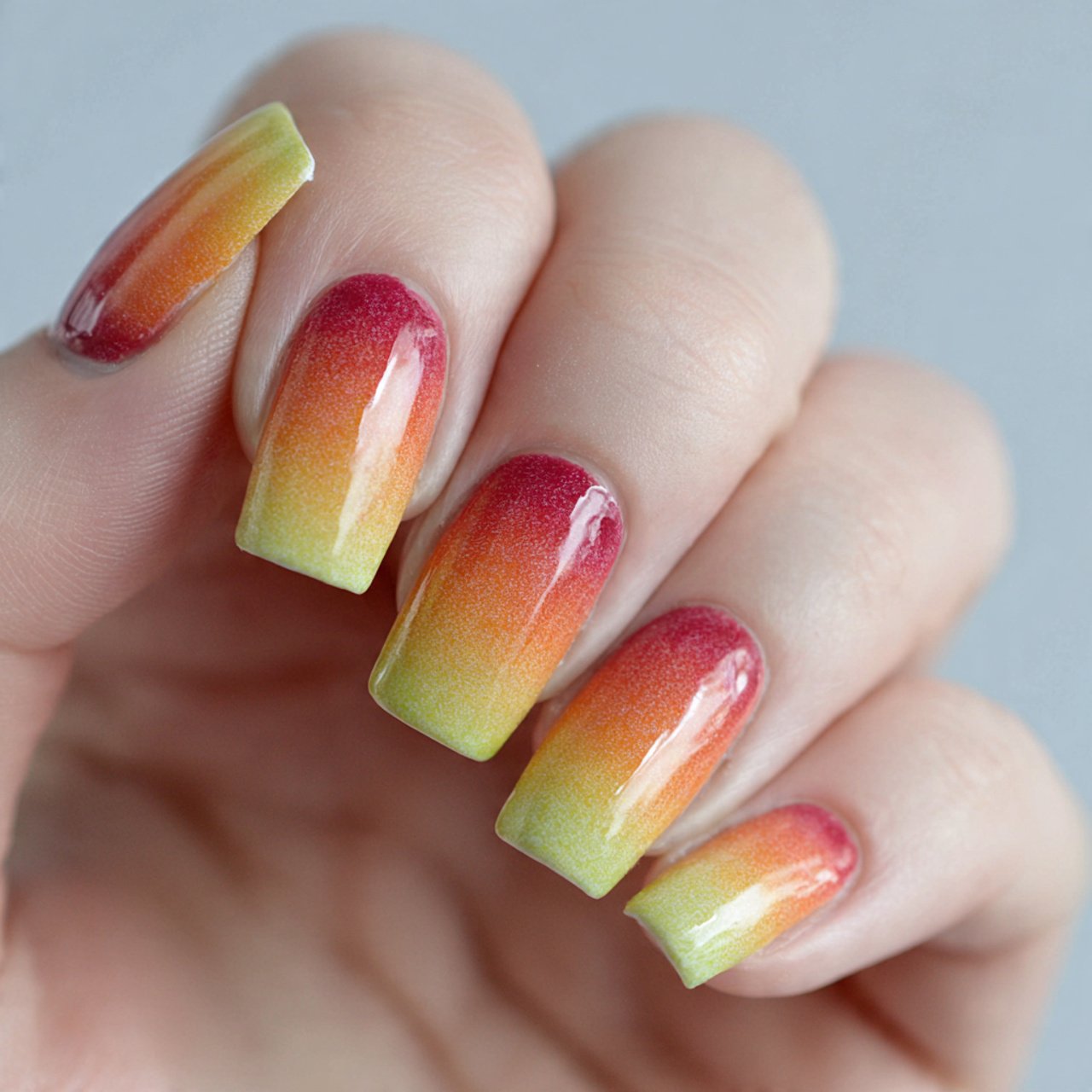 harvest gradient ombre nails