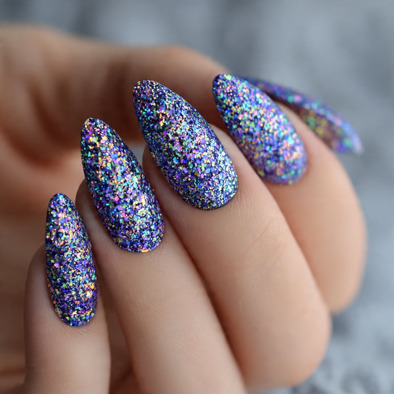 New Year’s Eve Nails: The Ultimate Guide to Show-Stopping Nail Designs for the Holiday Season 4 holographic glitter nails gorgeous nails