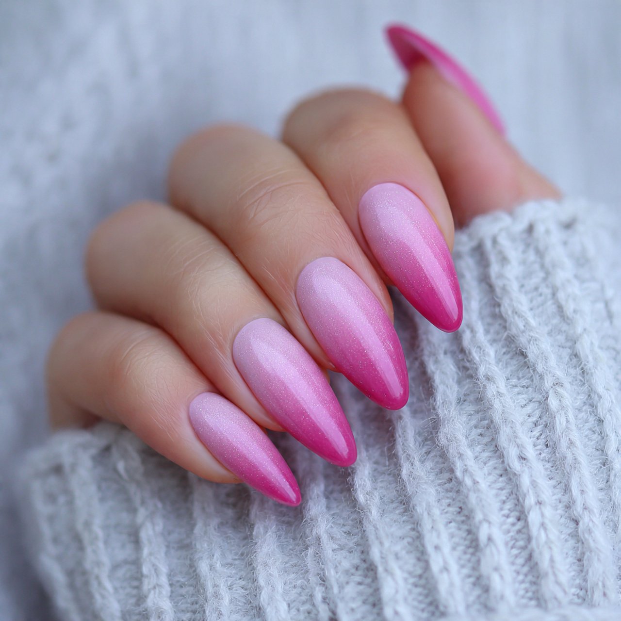 long almond ombre nails slaying nails