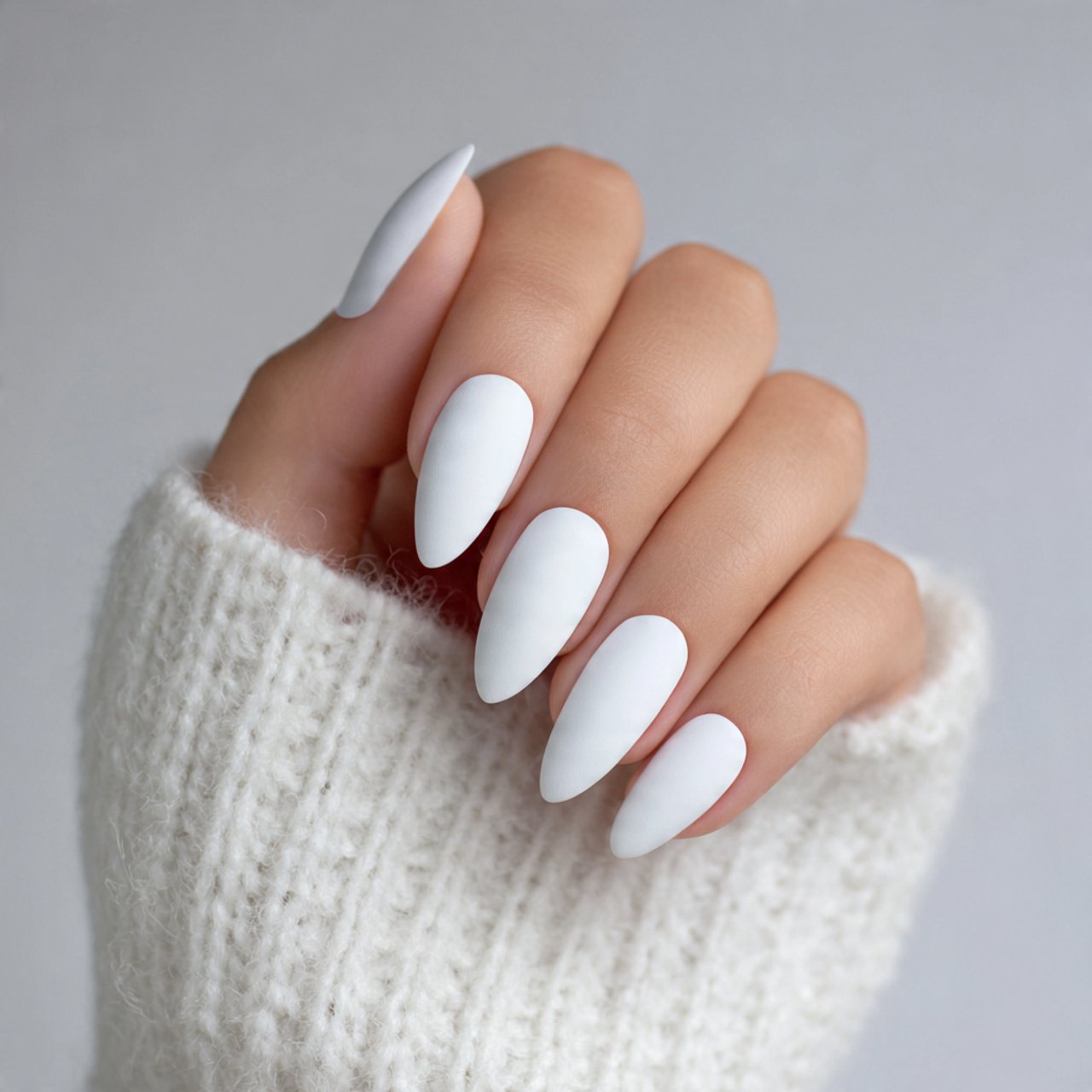 matte white velvet look nails flawless nails