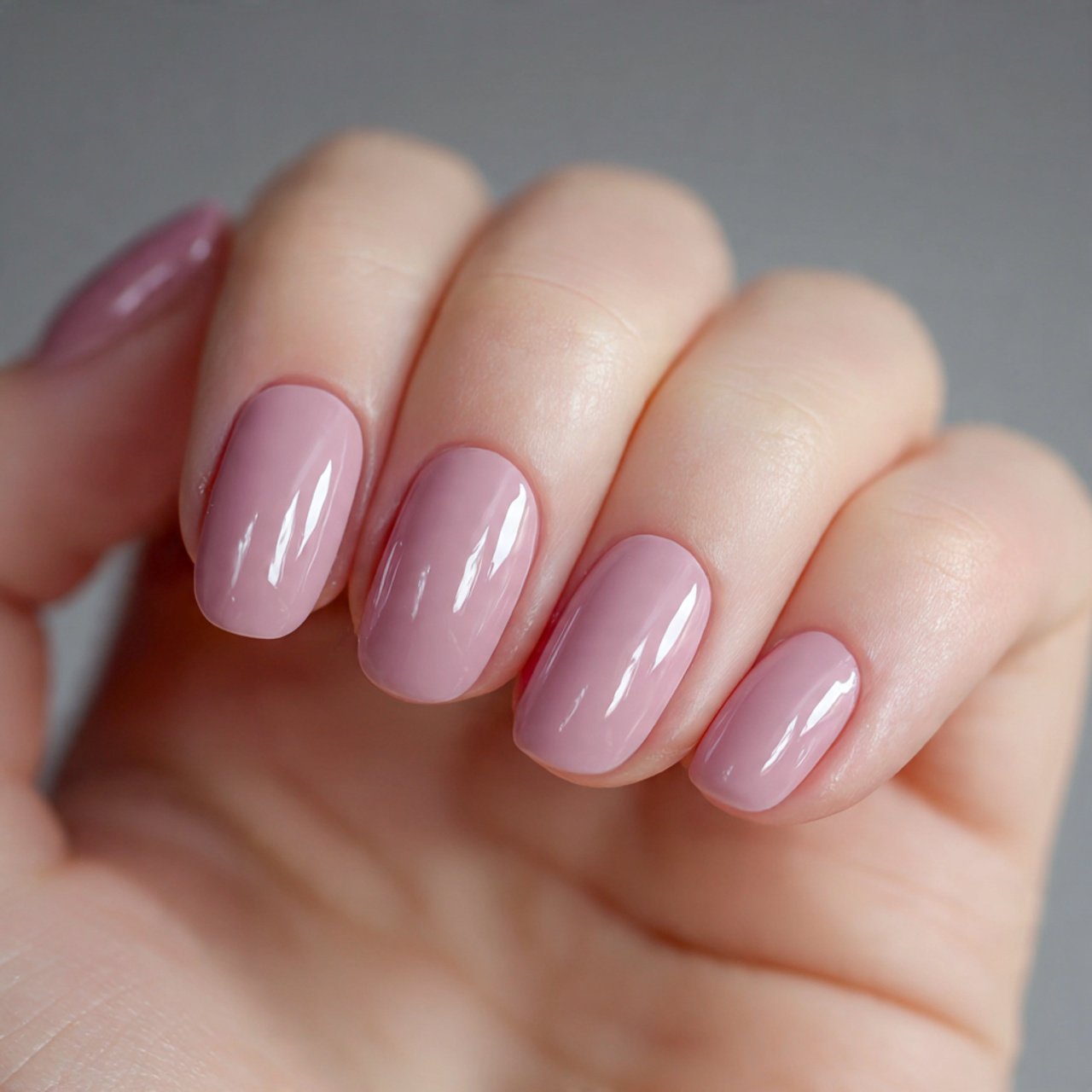 Nail Ideas Pink: Clients Always Come Back For 14 mauve pink cream nails natural nails