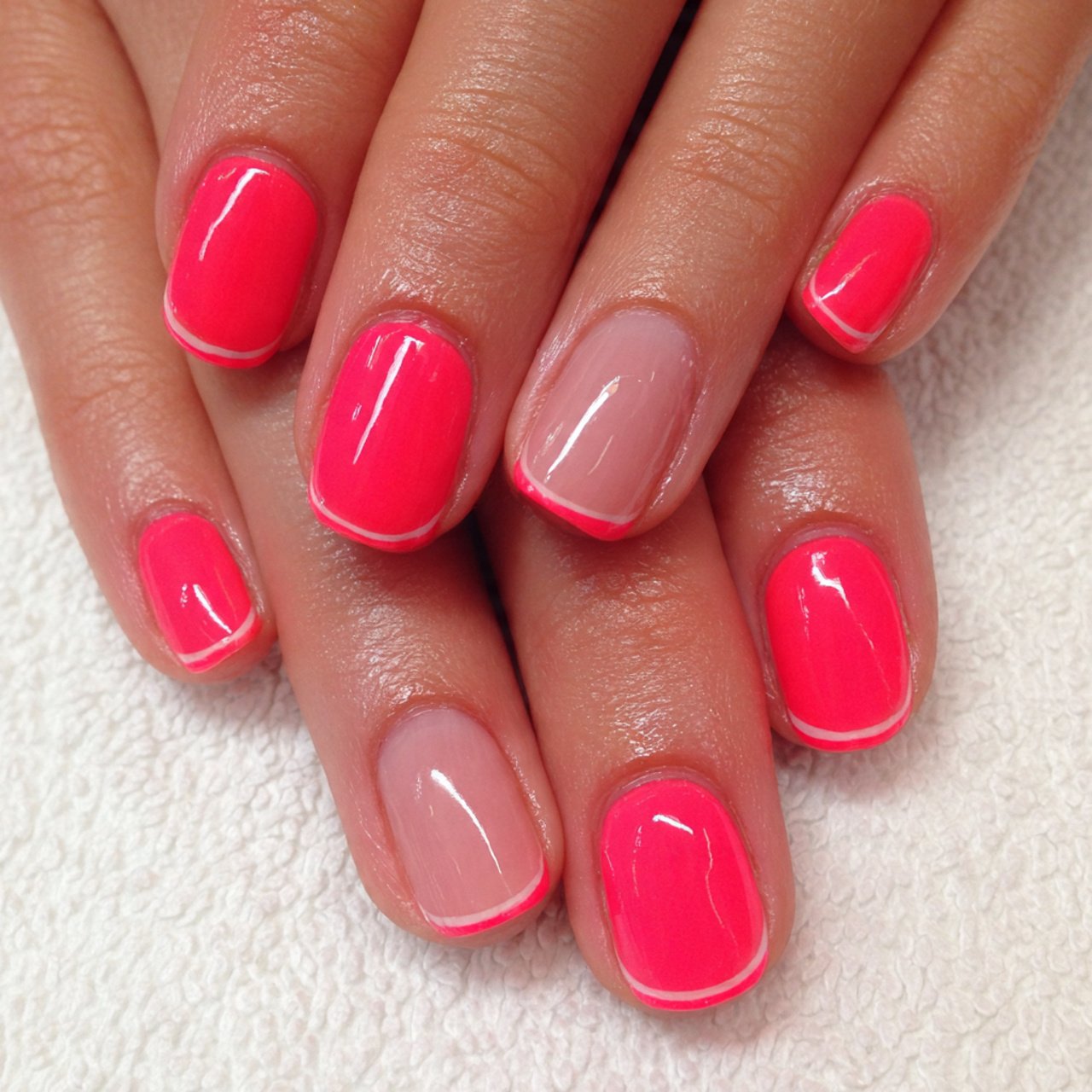micro french nail designs attractive nails
