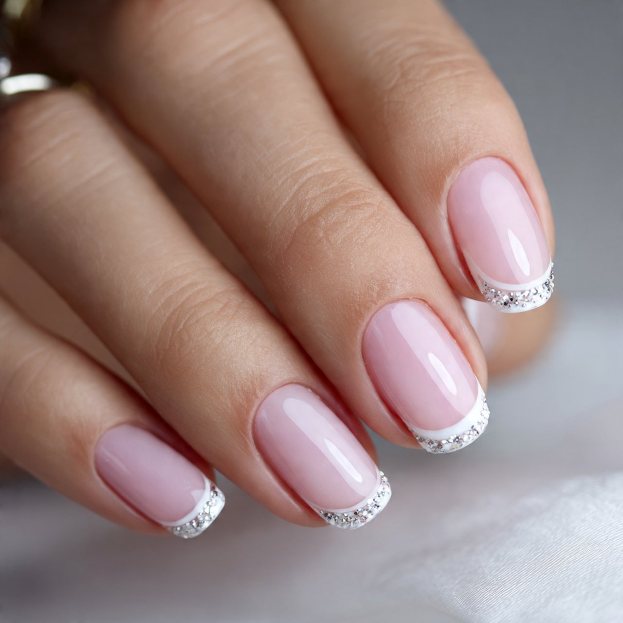micro french short nail designs gorgeous nails