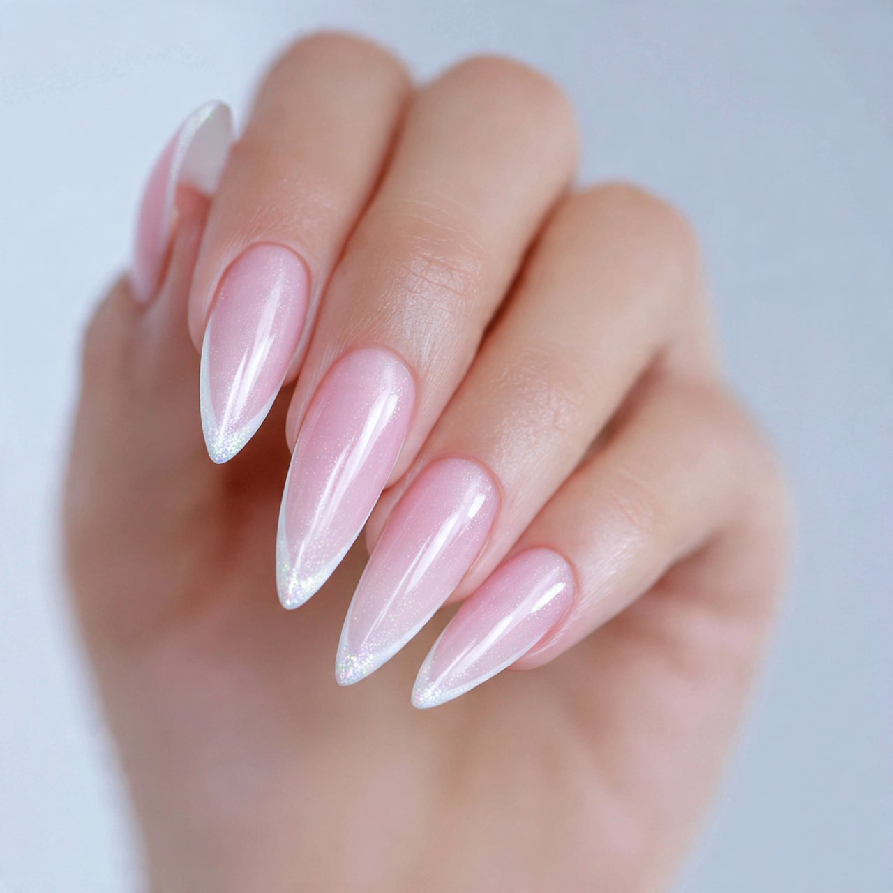 micro french stiletto ultra thin tip attractive na
