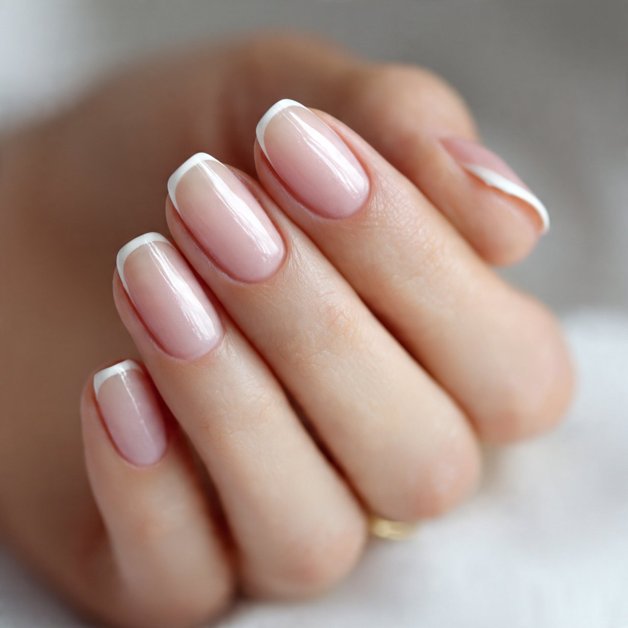Nails Inspiration Simple: 15 Clean, Chic Nail Ideas That Always Look Polished 3 micro french tip nails stunning nails 1