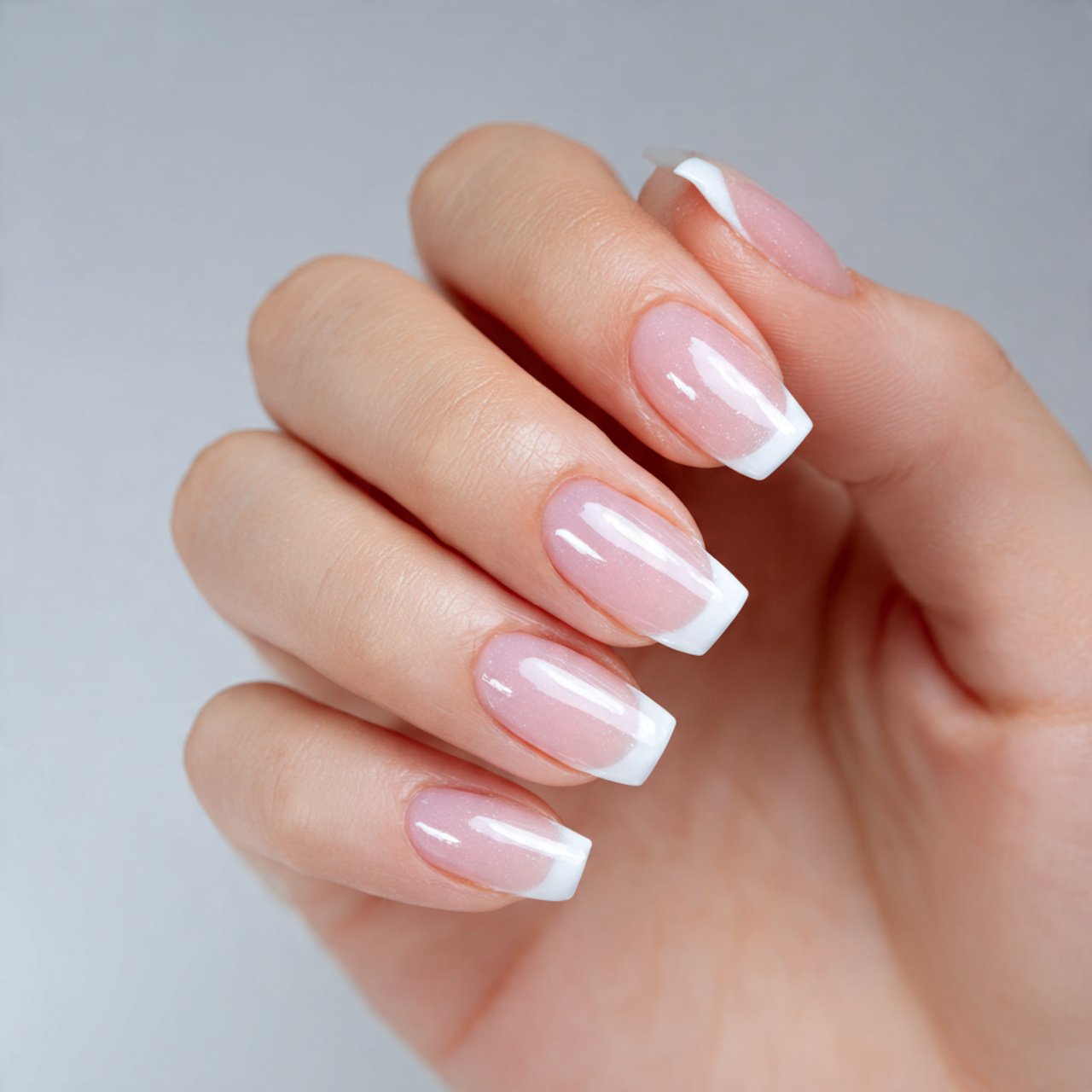 micro french white nails stunning nails