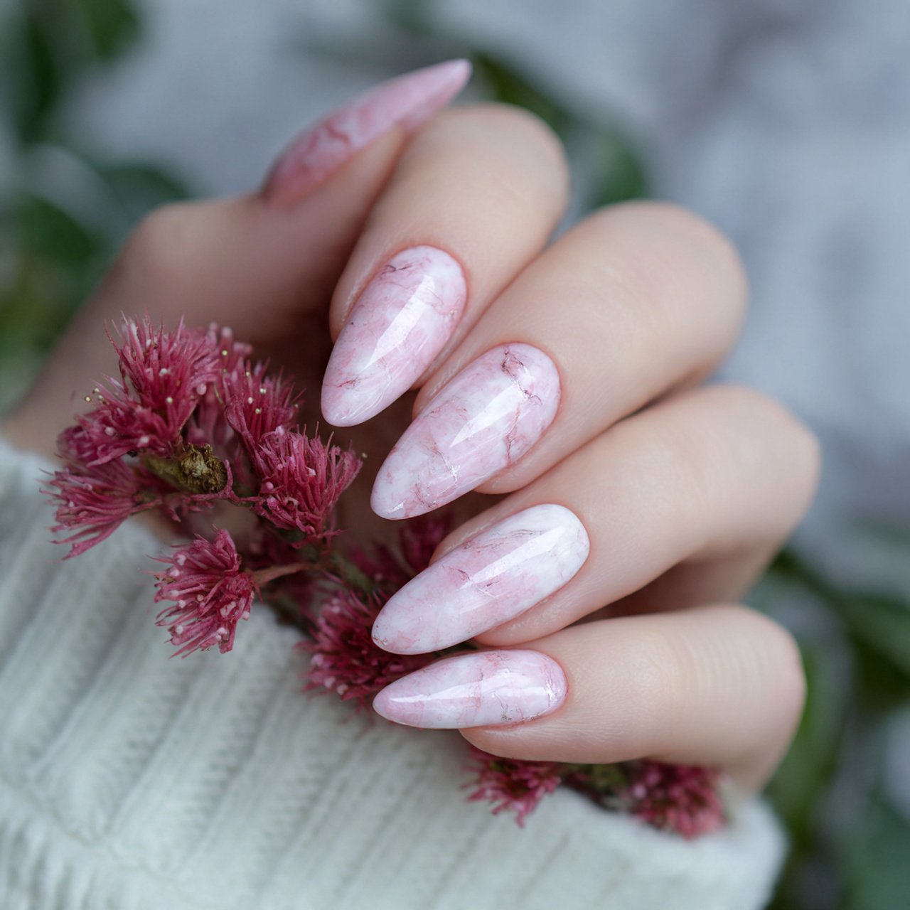 Nail Ideas Pink: Clients Always Come Back For 1 milky baby pink nails nature look nails