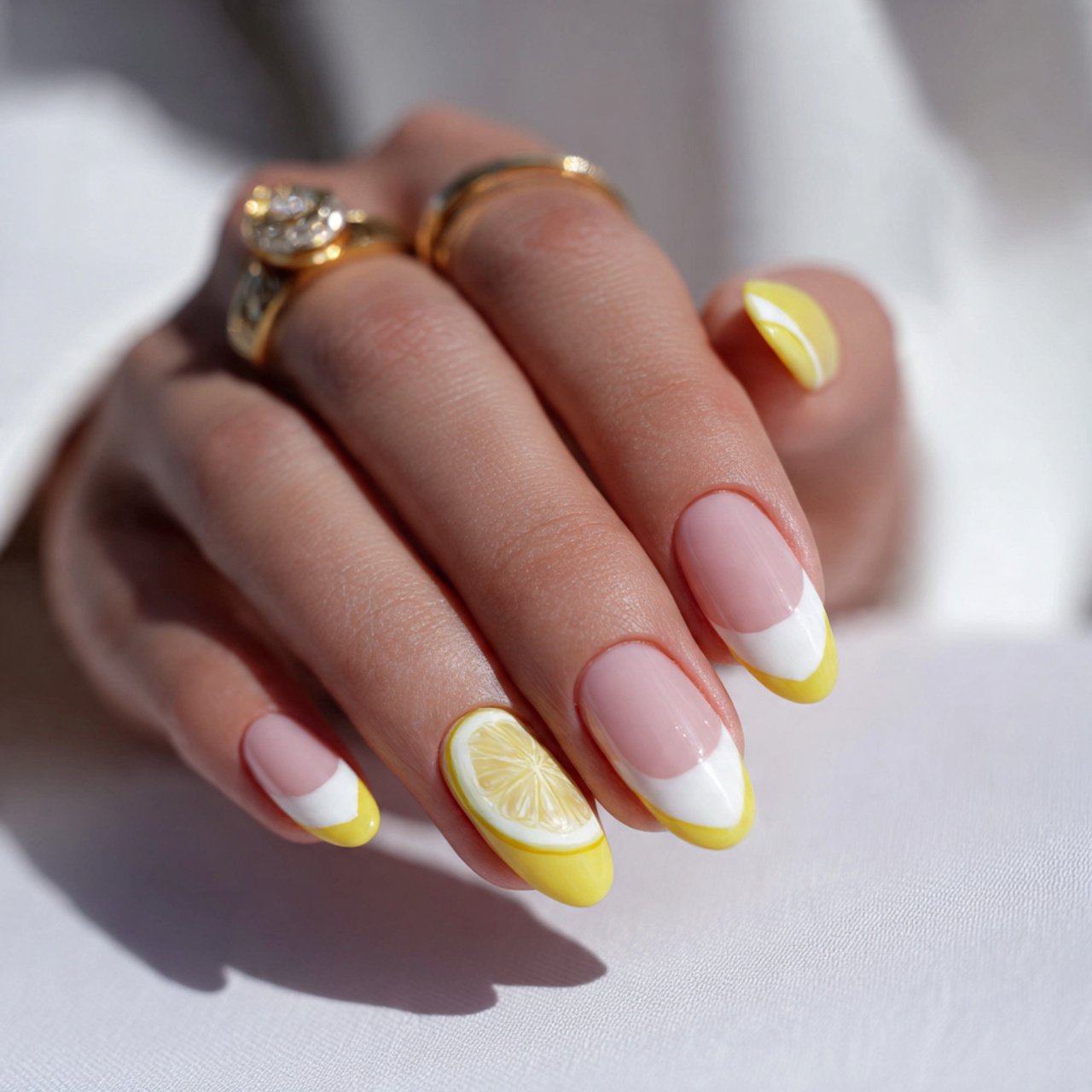 Nail Ideas Summer: Clients Actually Love 2 milky lemon nails attractive nails 1