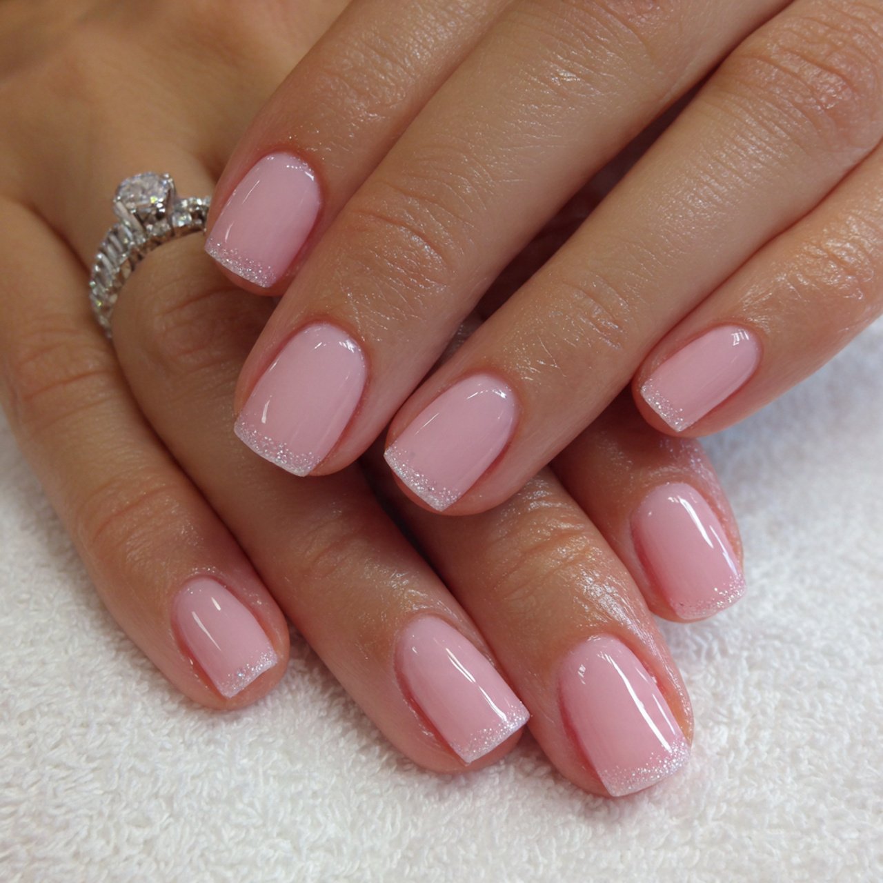 milky pink short nail designs stunning nails