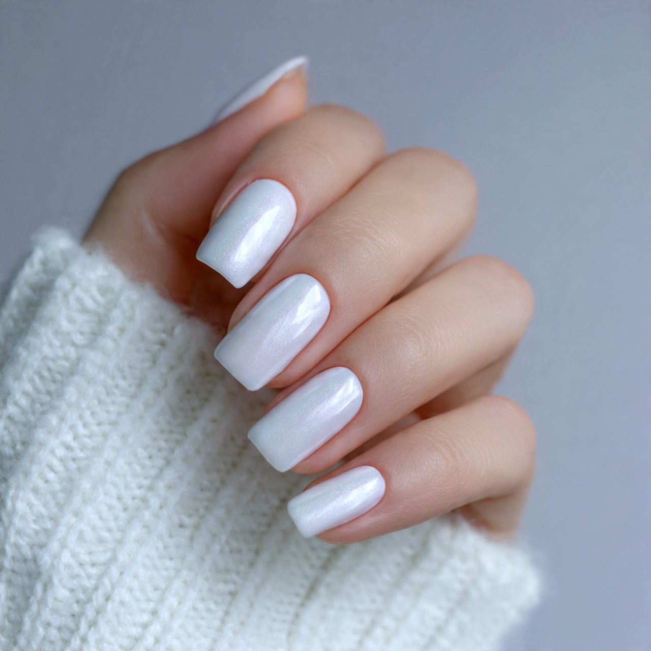 Nail Ideas Square: Nails Wear Beautifully 1 milky white square nails cool nails