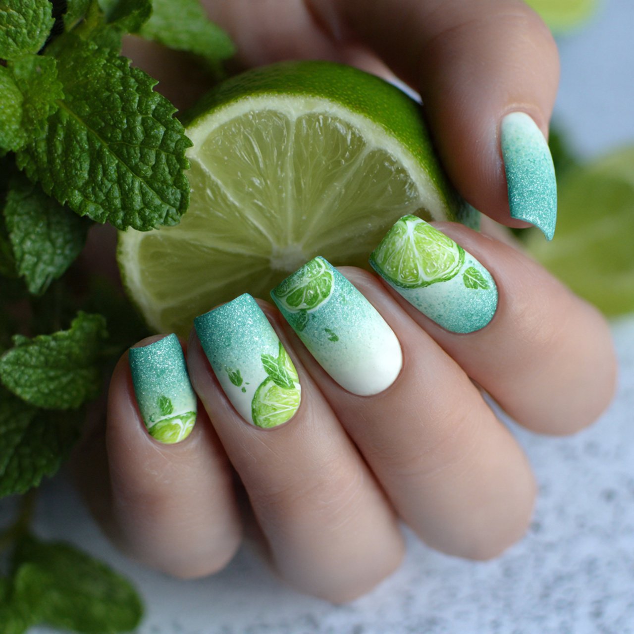 mint mojito nails attractive nails