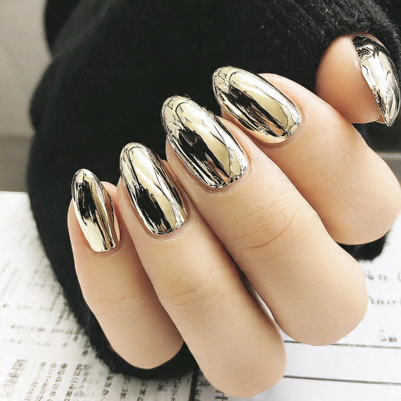 mocha chrome birthday nails attractive nails