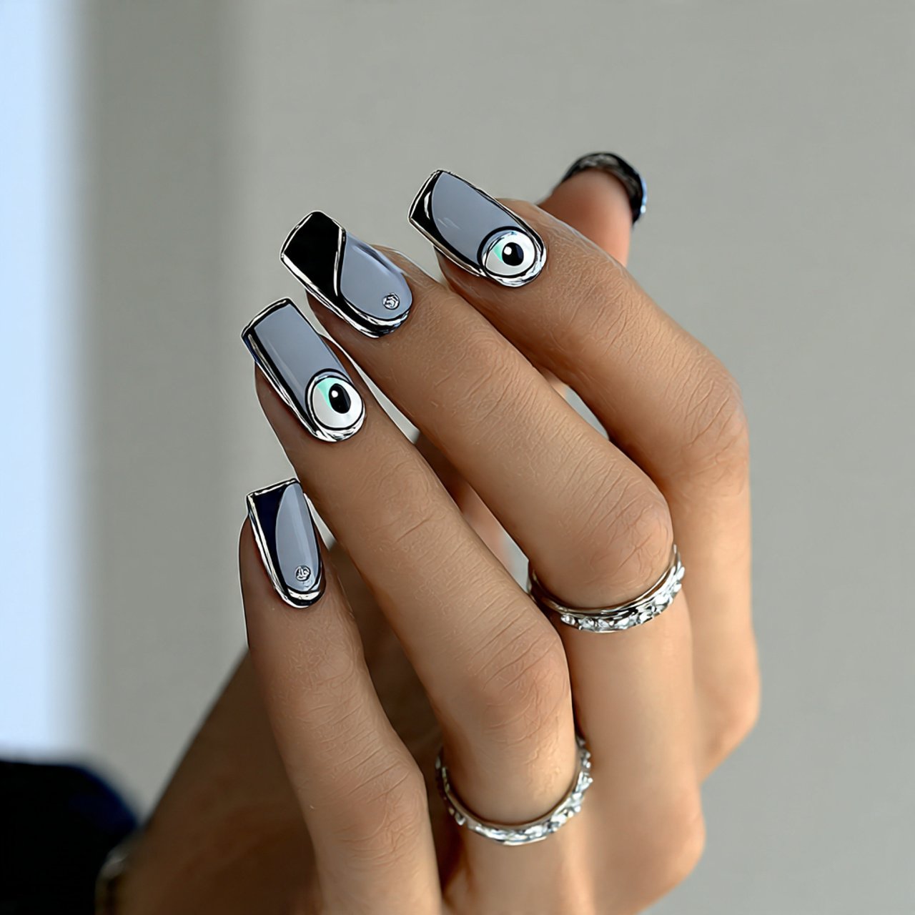 navy velvet cat eye magnetic soft glow attractive