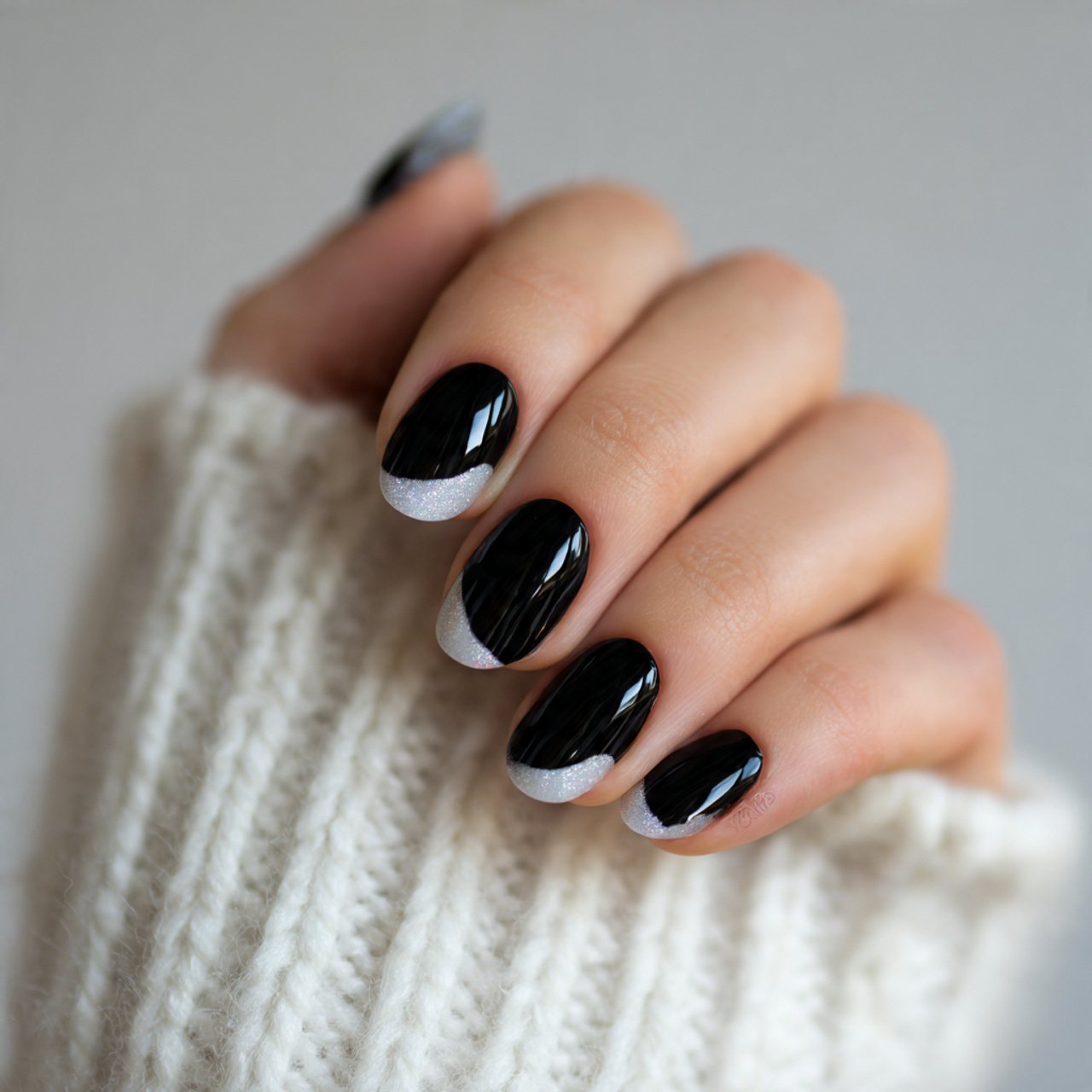 negative space nails attractive nails