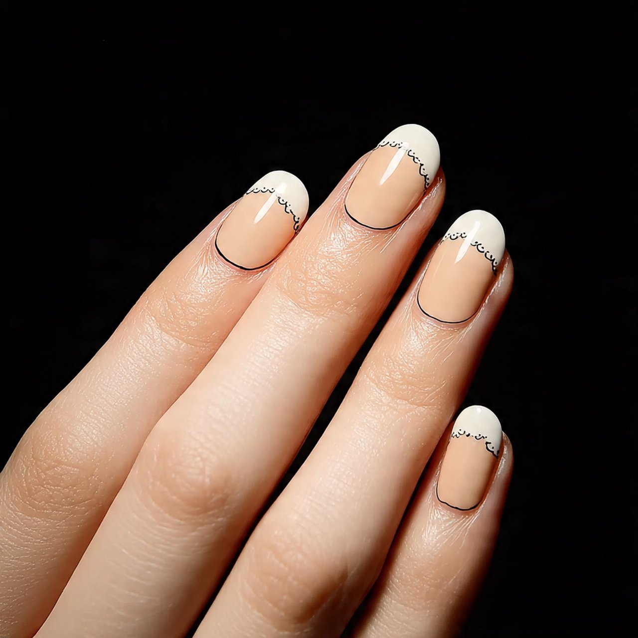 neutral ombr soft baby boomer blend attractive nai