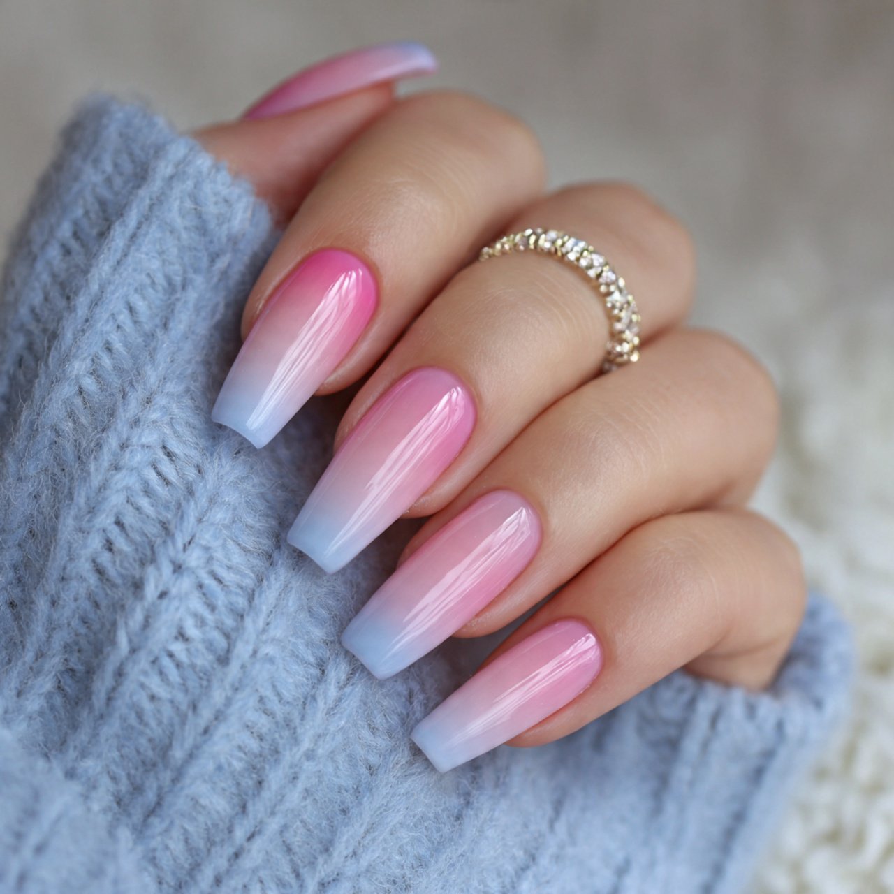 ombr ballerina nails flawless nails