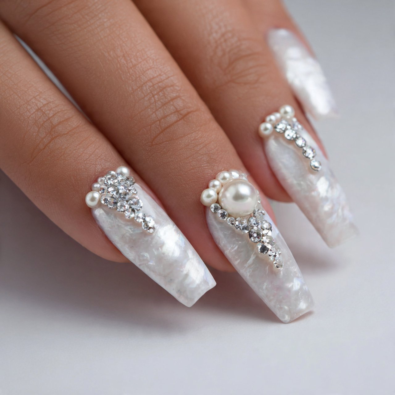 pearl nails stunning nails