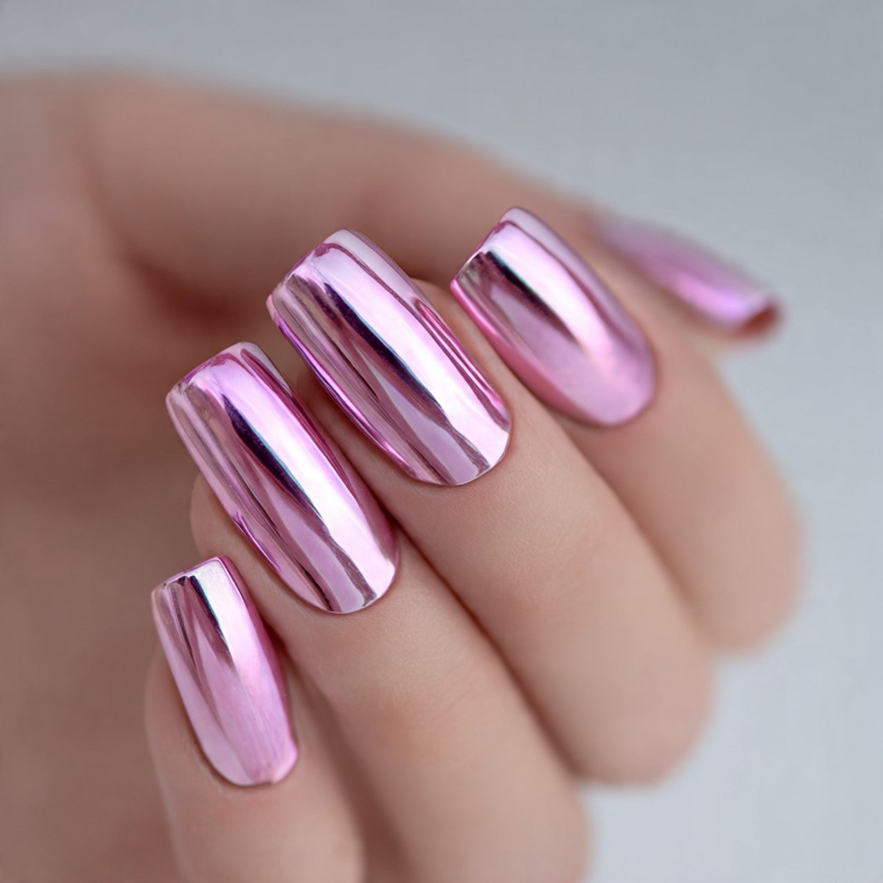 Nail Ideas Pink: Clients Always Come Back For 7 pink chrome glazed nails gorgeous nails