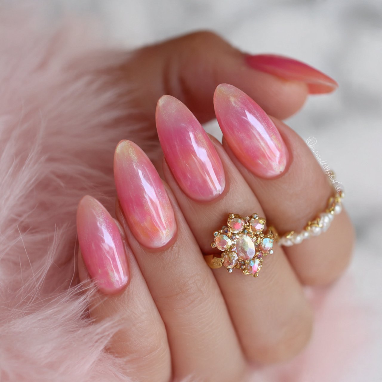 Nail Ideas Summer: Clients Actually Love 6 pink jelly nails elegant nails