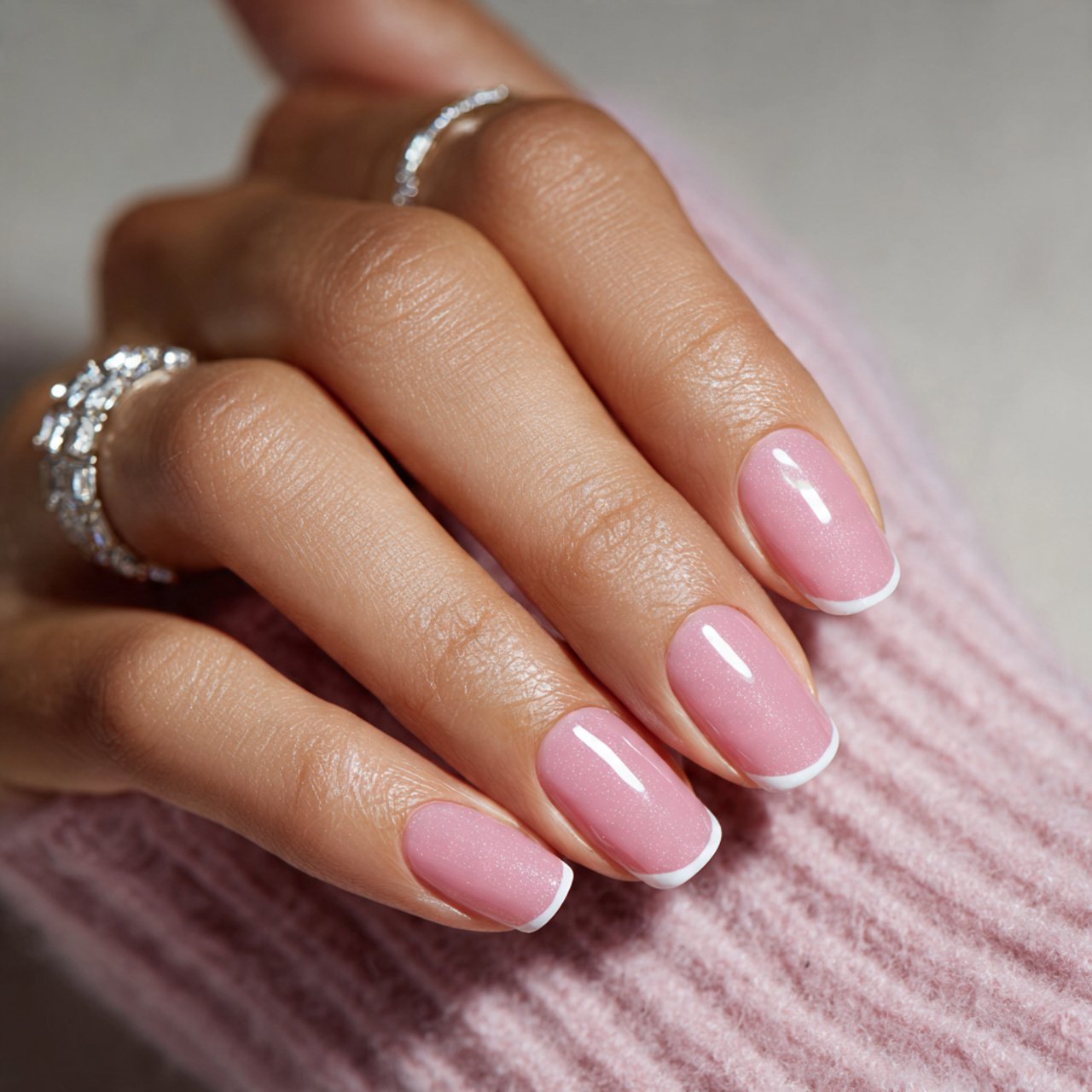 Nail Ideas Pink: Clients Always Come Back For 3 pink micro french nails creative nials