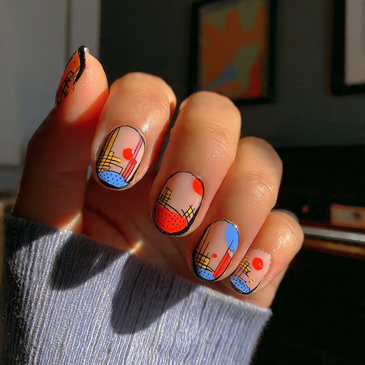 pink ombr short birthday nails attractive nails