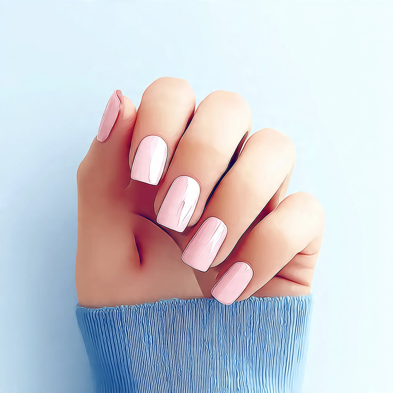 rose gold chrome nails stunning nails