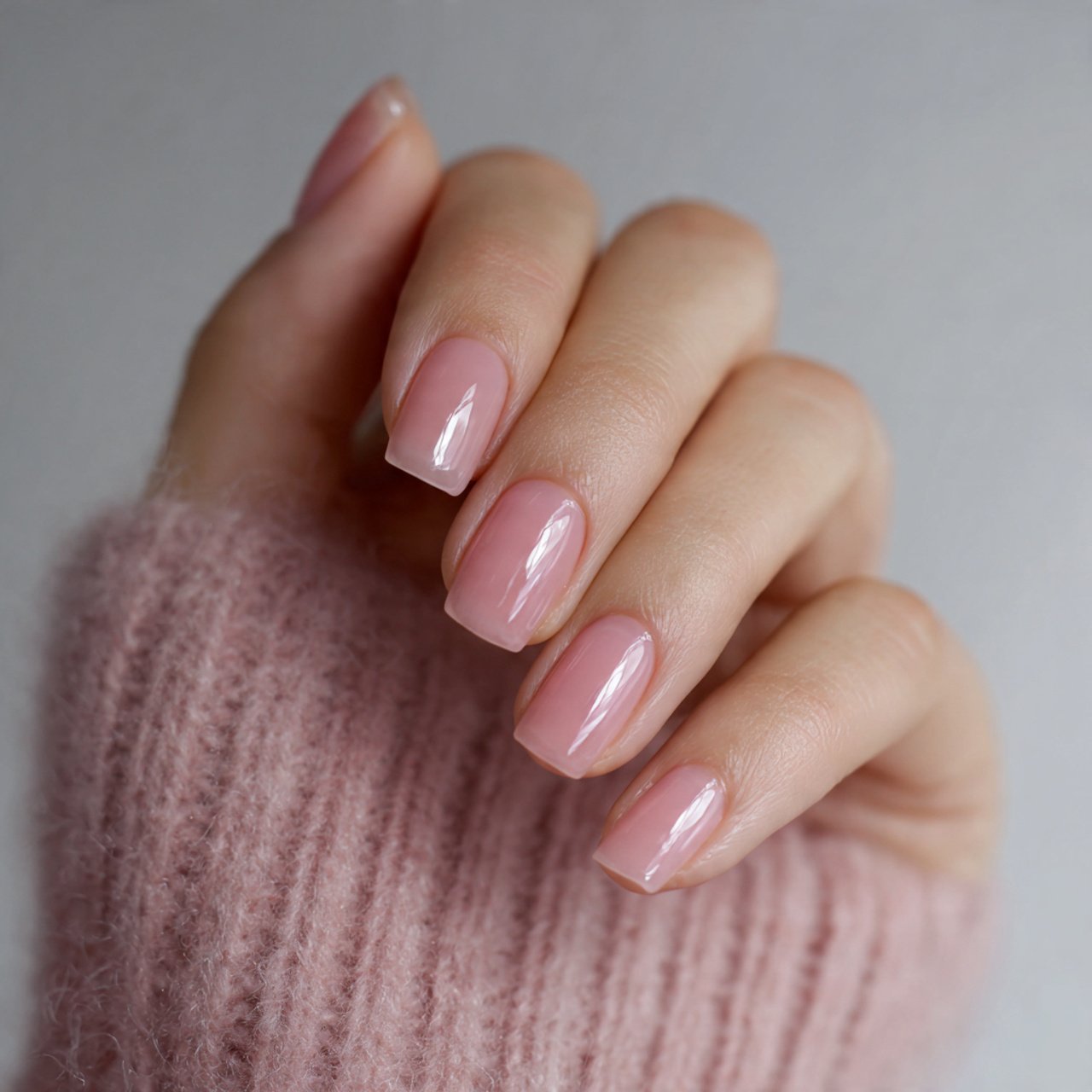 rosewater sheer nails