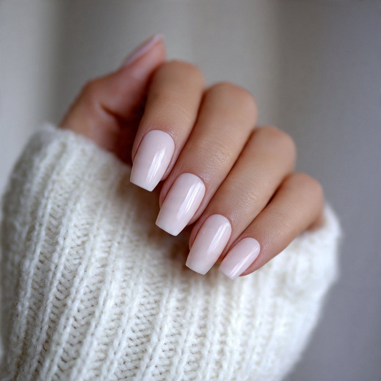 satin matte soft focus finish natural look nails