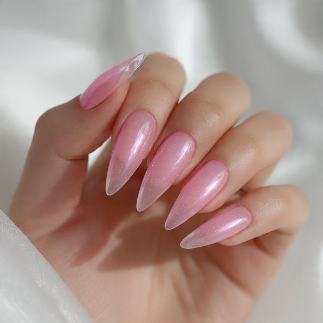 Nail Ideas Pink: Clients Always Come Back For 4 sheer jelly pink nails