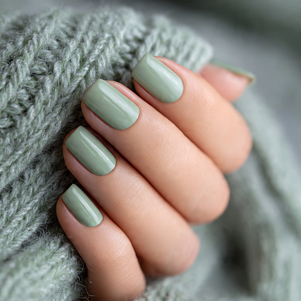 Nail Ideas Short: Nails Actually Suit 8 short sage green nails hottest look nails