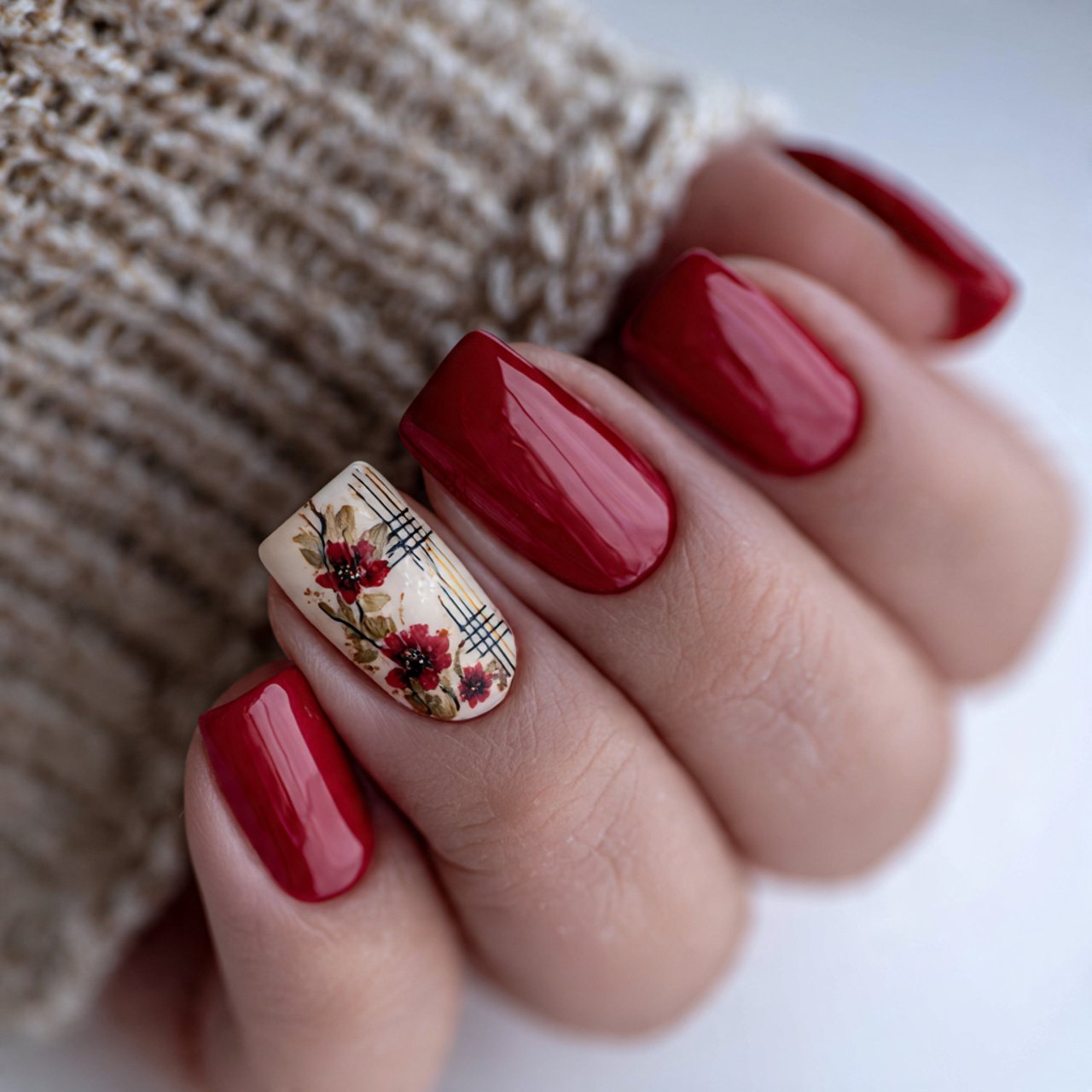Nails Inspiration Simple: 15 Clean, Chic Nail Ideas That Always Look Polished 10 short square nails creative look nails