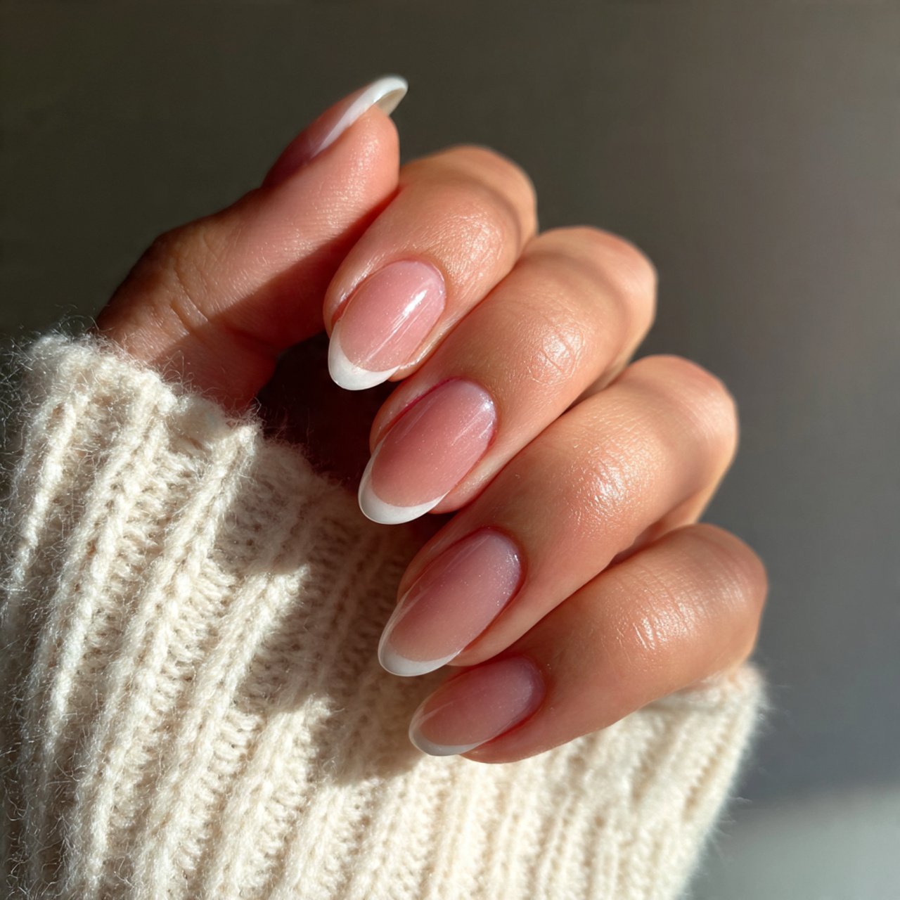 side french almond minimal side sweep attractive n