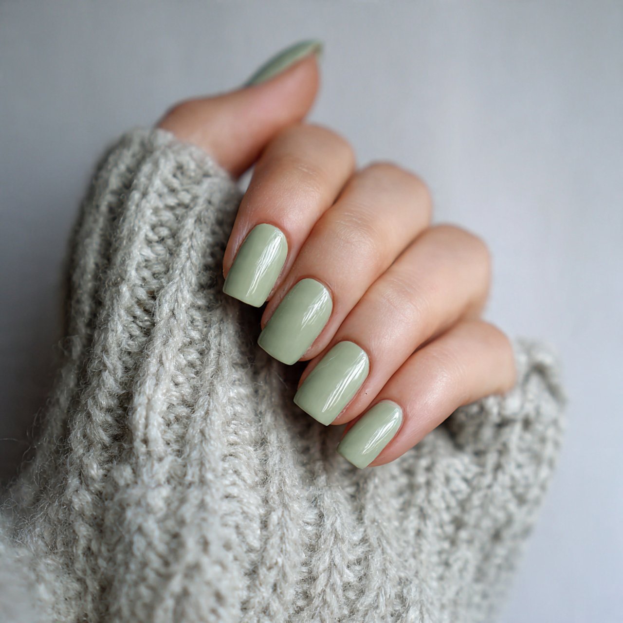 Simple Nail Ideas: That Look Clean, Stylish, and Easy to Wear 11 simple sage green nails slaying nails
