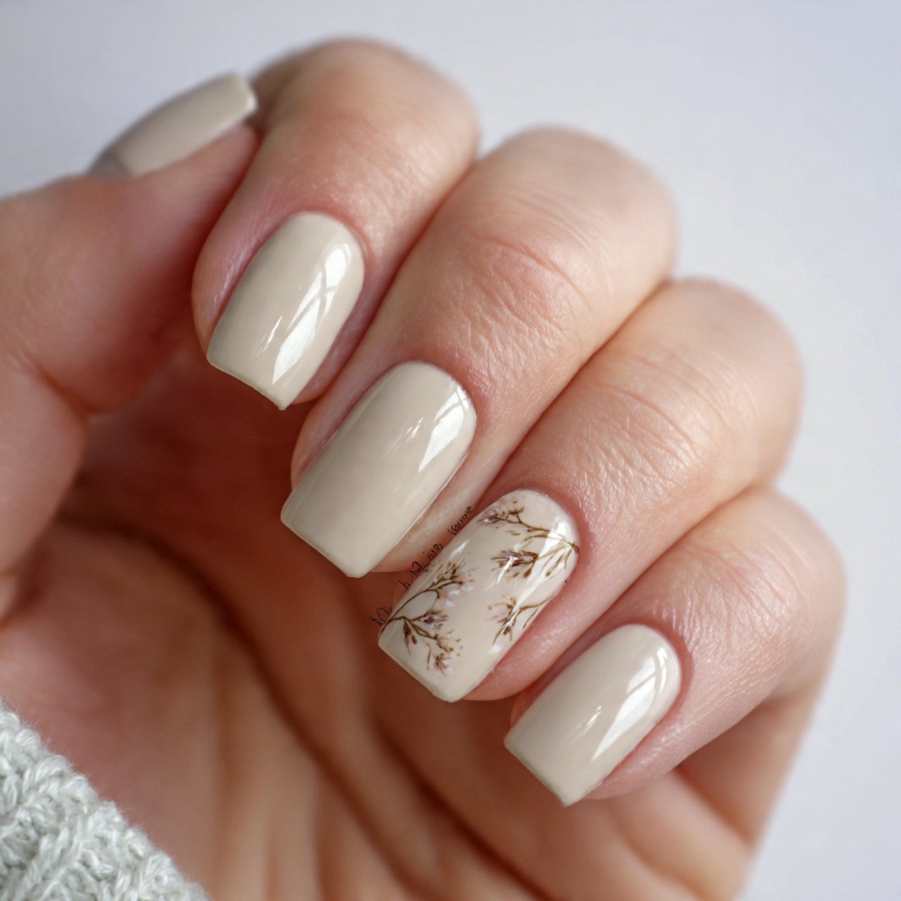 Simple Nail Ideas: That Look Clean, Stylish, and Easy to Wear 4 soft beige cream nails nature look nails