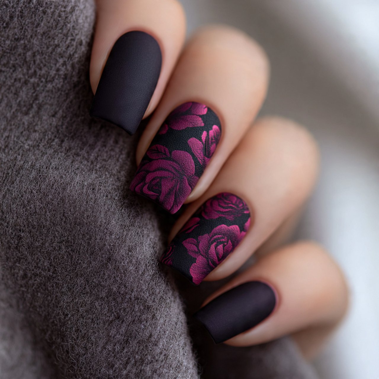 soft matte nails 1