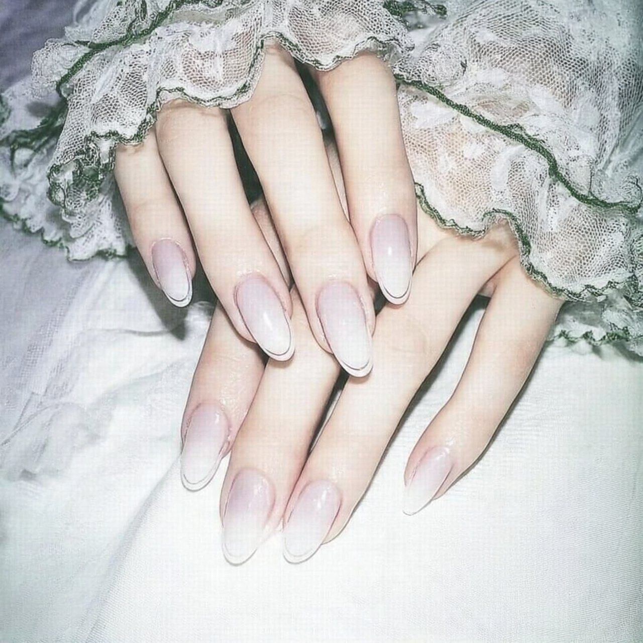 soft peach cream nails attractive nails