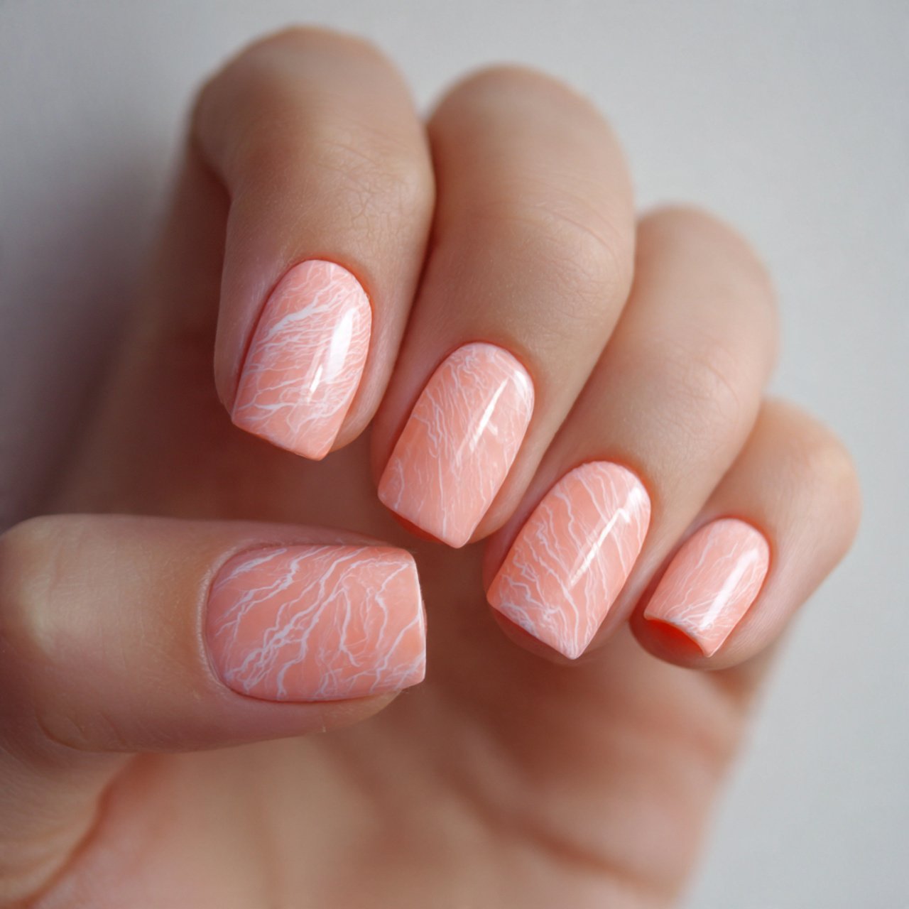 Simple Nail Ideas: That Look Clean, Stylish, and Easy to Wear 7 soft peach nails cool nails