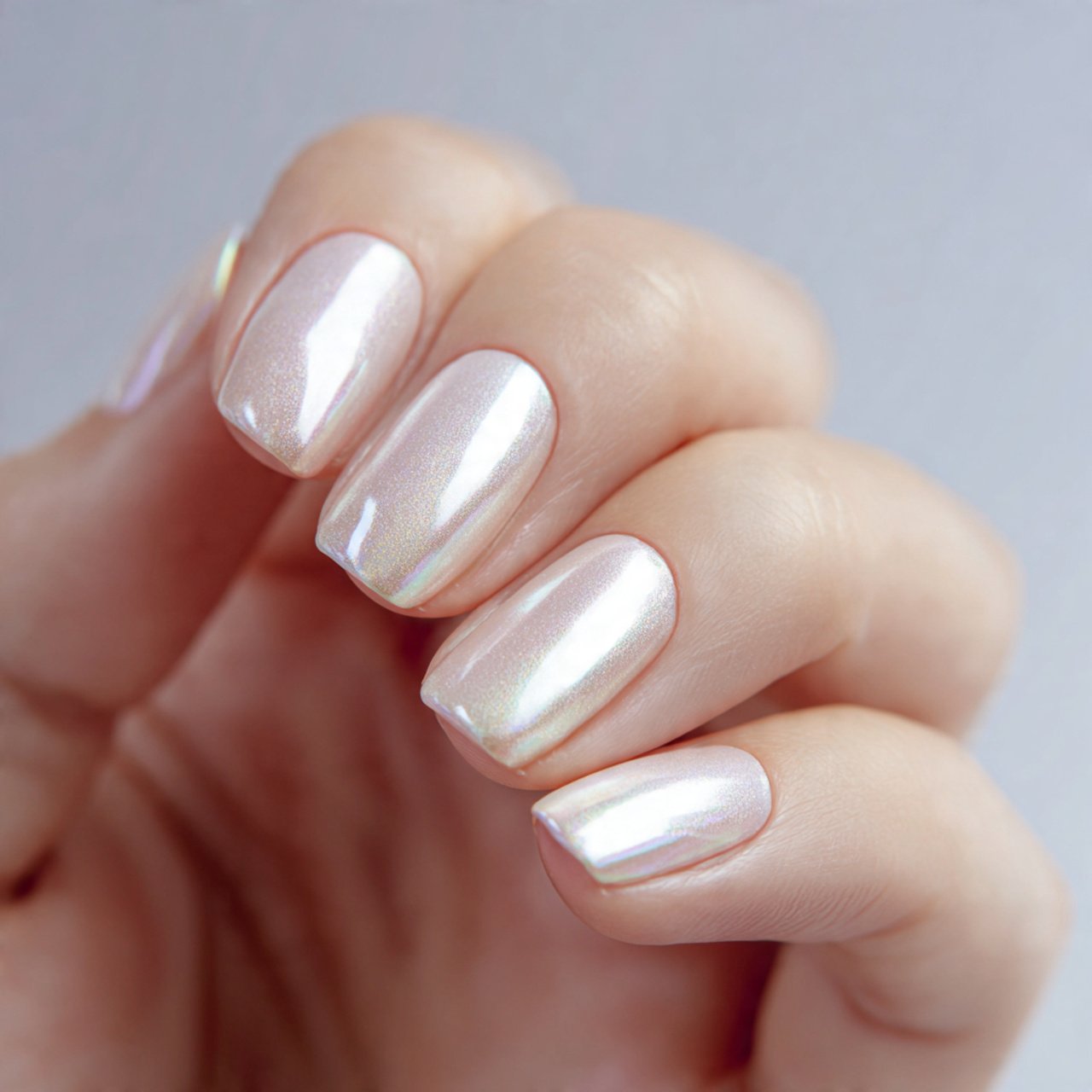 Simple Nail Ideas: That Look Clean, Stylish, and Easy to Wear 15 soft pearl chrome nails natural nails