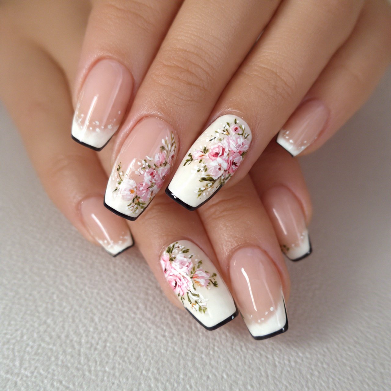 strawberry milk nails decent looks nails